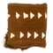 The Bead Chest Brown Bogolan Mali Mud Cloth - Handmade African Textile from West Africa - 40x64 Inches - Ideal for Home Decor, Boho Throw Blanket, Upholstery, or Crafts